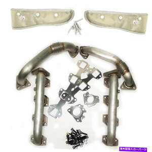 exhaust manifold Duramax 6.6LXeX}jz[hAbvpCvPKG 01-04 LB7 Wt[}jz[huPbg Duramax 6.6L Stainless Manifold & Up-Pipe PKG 01-04 LB7 W FREE Manifold Blankets