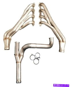 exhaust manifold eLTXXs[h2014+ GMgbN6.2L 1-7/ 8 "XeXO`[uwb_[w/܂ypCv Texas Speed 2014+ GM Truck 6.2L 1-7/8" Stainless Long Tube Headers w/ OR Y-Pipe