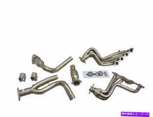 exhaust manifold }LV}CU[2000N2003ÑV{[/^zAGMC[R̃wb_[Lbg܂ Maximizer Catted Header For 2000-2003 Chevy Avalanche/ Tahoe, GMC Yukon