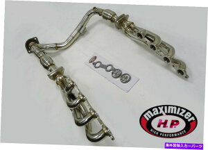 exhaust manifold }LV}CU[07-13Voh/VG1500 6.2L LS3 L92ƌ݊̂wb_[Lbg܂ Maximizer Catted Header Compatible With 07-13 Silverado/Sierra 1500 6.2L LS3 L92