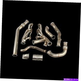 exhaust manifold 68-72シボレーChevelle SBC T4用のCxRacingシングルターボヘッダーキット CXRacing Single Turbo Header Kit For 68-72 Chevrolet Chevelle SBC T4