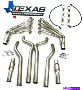 exhaust manifold �e�L�T�X�X�s�[�hTSP 2010-15�J�}��2 �X�e�����X�X�`�[�������O�`���[�u�w�b�_�[��O/R X�p�C�v Texas Speed TSP 2010-15 Camaro 2 Stainless Steel Long Tube Headers & O/R X-Pipe�y���s�A���i�z