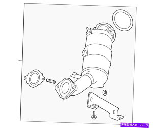 exhaust manifold �{����GM�E�H�[���A�b�v3�����G�}�R���o�[�^�[55495048 Genuine GM Warm Up Three-Way Catalytic Converter 55495048