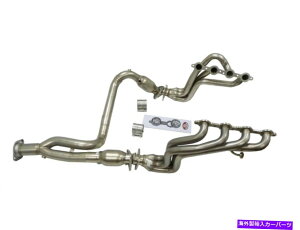 exhaust manifold XeX}LV}CU[́A00-03V{[AoVF/ GMC[R̃wb_[tBbggLbg܂ Stainless Maximizer Catted Header Fitment For 00-03 Chevy Avalanche/ GMC Yukon