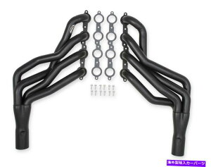 exhaust manifold �t�b�J�[�u���b�N�n�[�g�����O�`���[�u�w�b�_�[ - �u���b�N�Z���~�b�N�R�[�e�B���O70101519-3HKR Hooker BlackHeart Long Tube Headers - Black Ceramic Coated 70101519-3HKR�y���s�A���i�z