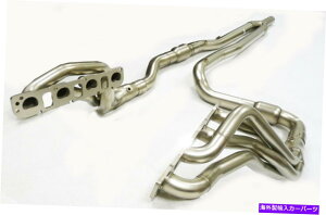 exhaust manifold }LV}CU[2009-21 RAM 1500N[Lu5.7L V8D-Portwb_[Lbg܂ Maximizer Catted D-Port Header For 2009-21 Ram 1500 Crew Cab 5.7L V8