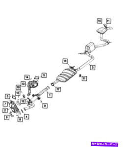 exhaust manifold {̔rCѐG}Ro[^[}jz[h68184158AD Genuine Exhaust And Catalytic Converter Manifold 68184158AD