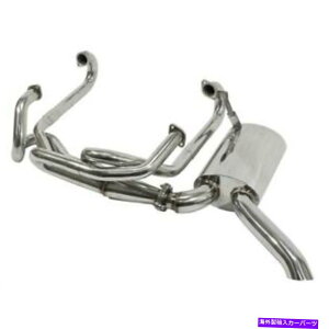 exhaust manifold Empi 3448XeX|1-5/8 "}[W[XGL][XgƃTCht[}t[AVW BU Empi 3448 Stainless Steel 1-5/8" Merged Racing Exhaust W/Sideflow Muffler, Vw Bu