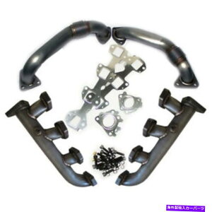 exhaust manifold }bNXt[XeX}jz[hƃAbvpCvpbP[W2001-2004 GM 6.6L LB7 Duramax Max-Flow Stainless Manifold and Up-Pipe Package 2001-2004 GM 6.6L LB7 Duramax