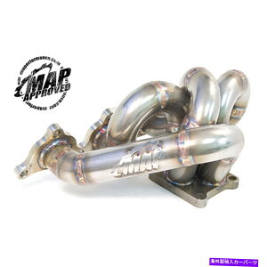 exhaust manifold 2003-06Mitsubishi Evo 8/9 VIII/IX̃}bvSS`[u[GL][Xg}jz[h MAP Polished SS Tubular Exhaust Manifold for 2003-06 Mitsubishi Evo 8/9 VIII/IX