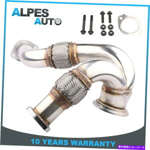 exhaust manifold V^[{`[W[AbvpCvYpCvtBbg2003-2007tH[h6.0Lp[Xg[NfB[[ New Turbocharger Up Pipe Y-Pipe Fit 2003-2007 Ford 6.0L Powerstroke Diesel