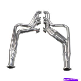 exhaust manifold ダグのヘッダーD202ヘッダーフルLスチールシルバーセラミックコーティング1 7/8プライマリ Doug's Headers D202 Headers Full-L Steel Silver Ceramic Coated 1 7/8 in Primary