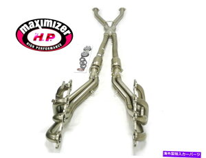 exhaust manifold }LV}CU[1997-2000 5.7L C5RxbgLS1̃XeXwb_[Lbg܂ Maximizer Catted Stainless Header For 1997-2000 5.7L C5 Corvette LS1
