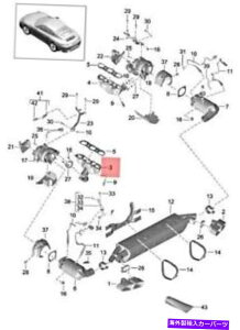 exhaust manifold �{���̃|���V�F991�G�}�R���o�[�^�[��������r�C�}�j�z�[���h��99111171172 Genuine PORSCHE 991 Exhaust Manifold With Catalytic Converter Left 99111171172�y���s�A���i�z