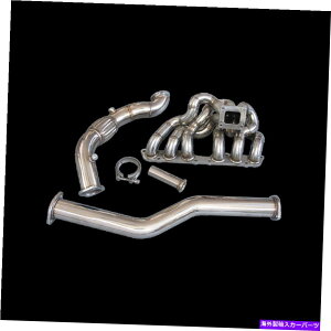 exhaust manifold 98-05g^NTXIS300 2JZ-GE Na-TCxRacingXeX|}jz[h CXRacing Stainless Steel Manifold For 98-05 Toyota Lexus IS300 2JZ-GE NA-T