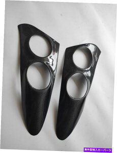 Headlight Covers 2003N2006ÑX}[g[hX^[2004 2005̃J[{t@Co[wbhCĝ܂ԂJo[ Carbon Fiber Headlight Eyelids Covers for 2003-2006 Smart Roadster 2004 2005