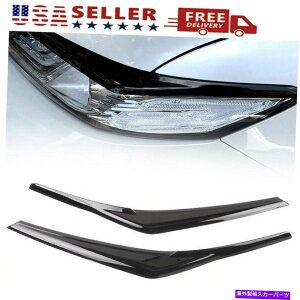 Headlight Covers 2018-2022g^J̌̂wbhCĝ܂ԂACbhACuhJo[ FOR 2018-2022 TOYOTA CAMRY GLOSSY HEADLIGHT EYELID EYE LID COVER EYEBROWS