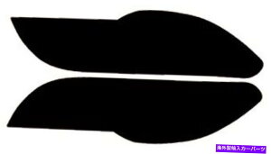 Headlight Covers 04-06 BMW E46クーペ3シリーズヘッドライトプラスチントカバースモークオーバーレイ FOR 04-06 BMW E46 COUPE 3 SERIES HEAD LIGHT PRECUT TINT COVER SMOKED OVERLAYS