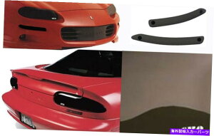 Headlight Covers tBbg98-02J}GTSANX[NwbhCg^[VOie[CgJo[6pc Fits 98-02 Camaro GTS Acrylic Smoke Headlight Turn Signal Taillight Covers 6pc