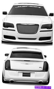Headlight Covers tBbg11-14NCX[300 GTSX[NANwbhCgtHOe[CgJo[6pc new Fits 11-14 Chrysler 300 GTS Smoke Acrylic Headlight Fog Taillight Covers 6pc NEW
