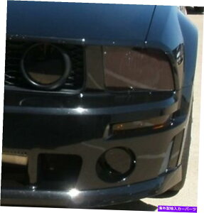 Headlight Covers 05-09�t�H�[�h�}�X�^���O�X���[�N�w�b�h���C�g�v���X�`���g�J�o�[�X���[�N�I�[�o�[���C FOR 05-09 FORD MUSTANG SMOKE HEAD LIGHT PRECUT TINT COVER SMOKED OVERLAYS�y���s�A���i�z