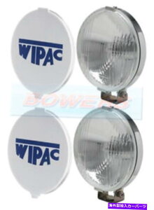 Headlight Covers NVbN~jNWIPAC 5 1/2 "tHOCgtHOvtyAƃJo[ CLASSIC MINI CHROME WIPAC 5 1/2" FOG LIGHTS FOG LAMPS BOXED PAIR WITH COVERS