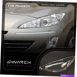 Headlight Covers vW[408 2009-2012wbhCgYpJo[+E For Peugeot 408 2009-2012 Headlight Lens Replacement Cover LEFT+RIGHT