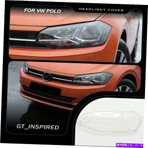 Headlight Covers tHNX[Q|VI AW 2019-2022wbhCgYJo[+E For Volkswagen Polo VI AW 2019-2022 Headlight Lens Replacement Cover LEFT+RIGHT