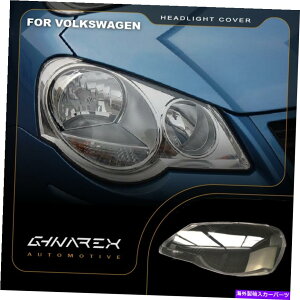 Headlight Covers tHNX[Q|2006-2010wbhCgYJo[+E For Volkswagen Polo 2006-2010 Headlight Lens Replacement Cover LEFT+RIGHT
