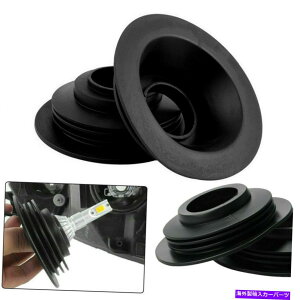 Headlight Covers HID LEDϊLbgouV[LbvH4 H7̃wbhCg_XgJo[ Headlight Dust Covers for HID LED Conversion Kit Bulb Seal Cap H4 H7