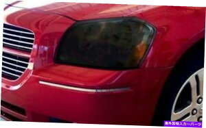 Headlight Covers 05-08̃_bW}OiX[NwbhCgvX`gJo[X[NI[o[C FOR 05-08 DODGE MAGNUM SMOKE HEAD LIGHT PRECUT TINT COVER SMOKED OVERLAYS