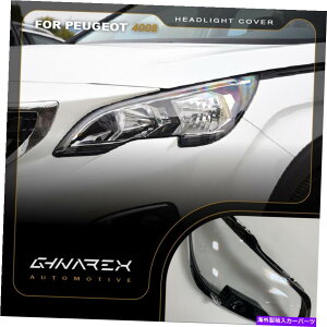Headlight Covers vW[408 2016-2019wbhCgYpJo[+E For Peugeot 408 2016-2019 Headlight Lens Replacement Cover LEFT+RIGHT