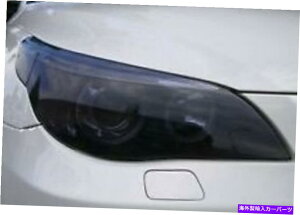 Headlight Covers 04-10BMW 5V[YE60X[NwbhCgOF̐FJo[X[NI[o[C FOR 04-10 BMW 5 SERIES E60 SMOKE HEADLIGHT PRECUT TINT COVER SMOKED OVERLAYS