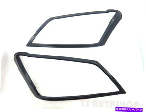 Headlight Covers ubNJ[{wbhCgvJo[gtBbgISUZU 4DR MU-X 2014 2015 SUV Black Carbon Head Light Lamp Cover Trim Fits Isuzu 4dr Mu-X 2014 2015 Suv