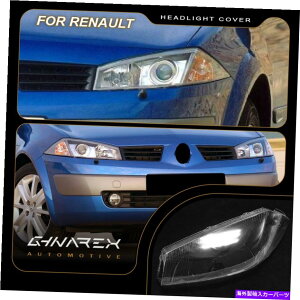 Headlight Covers m[EK2003-2005wbhCgYpJo[+E For Renault Megane 2003-2005 Headlight Lens Replacement Cover LEFT+RIGHT