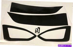 Headlight Covers 15-18�t�H�[�h�G�b�W�w�b�h���C�g +�t�H�O���C�g�e�B���g�J�o�[�r�j�[���I�[�o�[���C�X���[�N 15-18 Ford Edge headlight + fog light tint cover vinyl overlays smoked�y���s�A���i�z