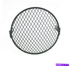 Headlight Covers ^I[goCwbhCgvbVOJo[JtF[T[p}XN_Ch Metal Motorcycle Headlight Lamp Mesh Grille Cover Mask Diamond For Cafe Racer