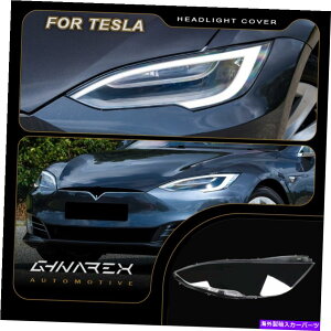 Headlight Covers �e�X�����f��S2012-2021�w�b�h���C�g�����Y�����p�J�o�[��+�E For Tesla Model S 2012-2021 Headlight Lens Replacement Cover LEFT+RIGHT�y���s�A���i�z