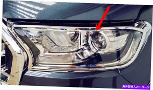 Headlight Covers tH[hW[GxXgXLT XLS XL 2015-17̃NwbhCgvJo[ CHROME HEADLIGHT LAMP COVER FOR FORD RANGER EVEREST XLT XLS XL 2015-17
