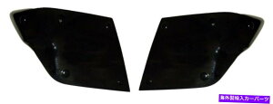 Headlight Covers ���Y�^�C�^��XD�̑�^�w�b�h���C�g�J�o�[��AVS 16-18-�� AVS 16-18 for Nissan Titan XD Large Headlight Covers - Smoke�y���s�A���i�z