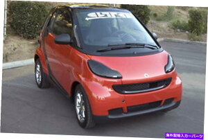 Headlight Covers tBbg08-15X}[gJ[tH[gEgtsANX[NwbhCgJo[yANEW GT0810S Fits 08-15 Smart Car Fortwo GTS Acrylic Smoke Headlight Covers Pair NEW GT0810S