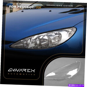 Headlight Covers vW[206 2004-2008wbhCgYpJo[+E For Peugeot 206 2004-2008 Headlight Lens Replacement Cover LEFT+RIGHT