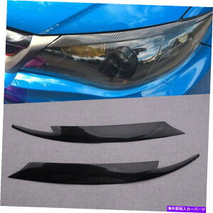 Headlight Covers wbhCgACbĥ܂ԂJo[XoCvbTWRX STI X 10th GRB 08-11̃tBbg Headlight Eye Lid Eyelids Cover Fits For Subaru Impreza WRX STi X 10th GRB 08-11