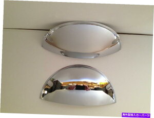 Headlight Covers �n�[�t���[���w�b�h���C�g�J�o�[7 "2�̃X�e�����X�|�̃Z�b�g�����z�� Half Moon Headlight Covers 7 " set of 2 Stainless Steel FREE SHIPPING
