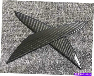 Headlight Covers eXf3 2017 2021yA̖{̃J[{t@Co[ACbhuEwbhCgJo[ Real Carbon Fiber Eye Lid Brow Headlight Cover for Tesla Model 3 2017 2021 PAIR