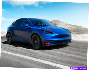 Headlight Covers Blinglights Brand Tinted Head��Foglamp Overlays Film Covers for Tesla Model Y BlingLights Brand Tinted Head & Fog Lamp Overlays Film Covers for Tesla Model Y�y���s�A���i�z
