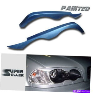 Headlight Covers BMW 3V[YE46N[ywbhCgvJo[gт܂ԂɃtBbgyCg Paint Fit For BMW 3-SERIES E46 COUPE HEADLIGHT LAMP COVER TRIM EYEBROWS EYELIDS