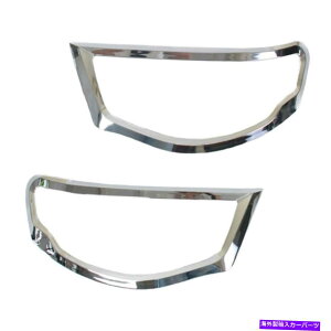 Headlight Covers Mitsubishi L200 Triton 2005-14 LH+RH�w�b�h���C�g�J�o�[�g�����N����EBGO�p For Mitsubishi L200 Triton 2005-14 LH+RH Headlight Cover Trim Chrome EBGO�y���s�A���i�z