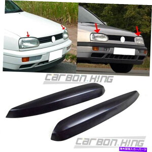 Headlight Covers 1999 VWStMK3 3hA5DtgwbhCĝ܂ԂуJo[GpC 1999 Fit For VW Golf MK3 3-Door 5D Front Headlight Eyelid Eyebrow Cover UnPaint