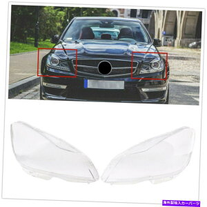 Headlight Covers 2PCS�w�b�h���C�g�w�b�h�����v�N���A�����Y�J�o�[�����Z�f�X�x���cW204 C�N���X2011-13 2pcs Headlight Headlamp Clear Lens Covers For Mercedes Benz W204 C Class 2011-13�y���s�A���i�z